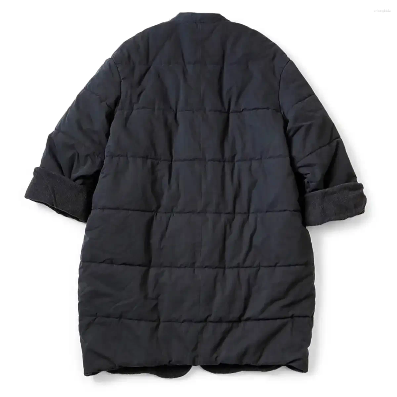 Men's Jackets KAPITAL Mid-Length Five-Panel Quilted Wrap Jacket Warmth Style Outerwear