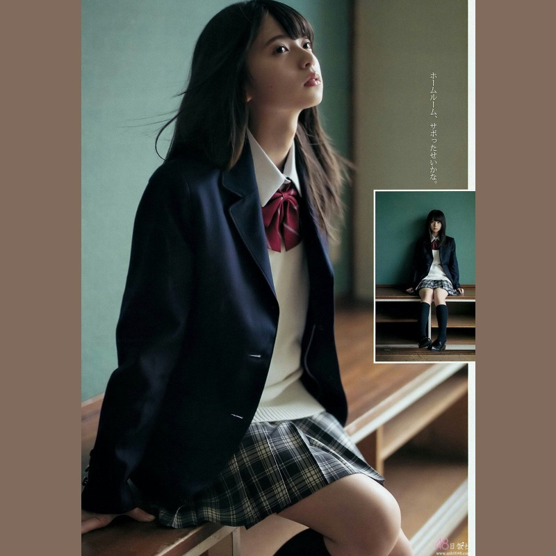 T3261 Trendy Black JK School Outfit Jacket for Girls Durable Classroom Wear