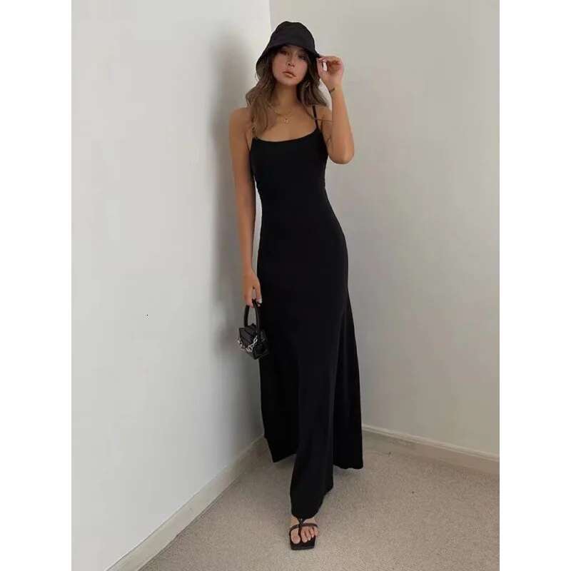 Dongdumaoyi Zoete En Pittige Stijl Figuur Knuffelende Dieptepuntband Sexy Taille Afslankende Rugloze Damesjurk