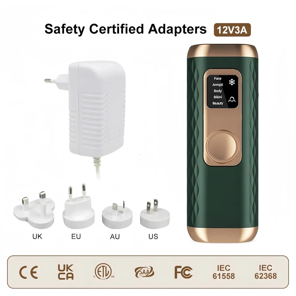 IPL Laser Hair Removal Machine Ice Cool Painless Epilator Women Freezing Point Epilation Skin Rejuvenation for Home Use Device 250324
