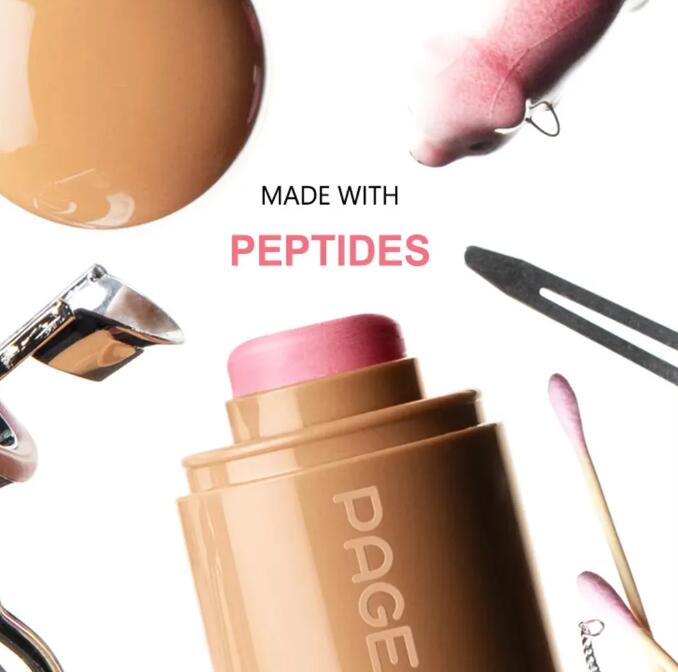 PAGE VINE Pocket Blush Stick 6 Colors juice box frecke Spicy Marg Multi-Functional Lip & Cheek Hydrating Stick Highlighter Waterproof Natural Blush