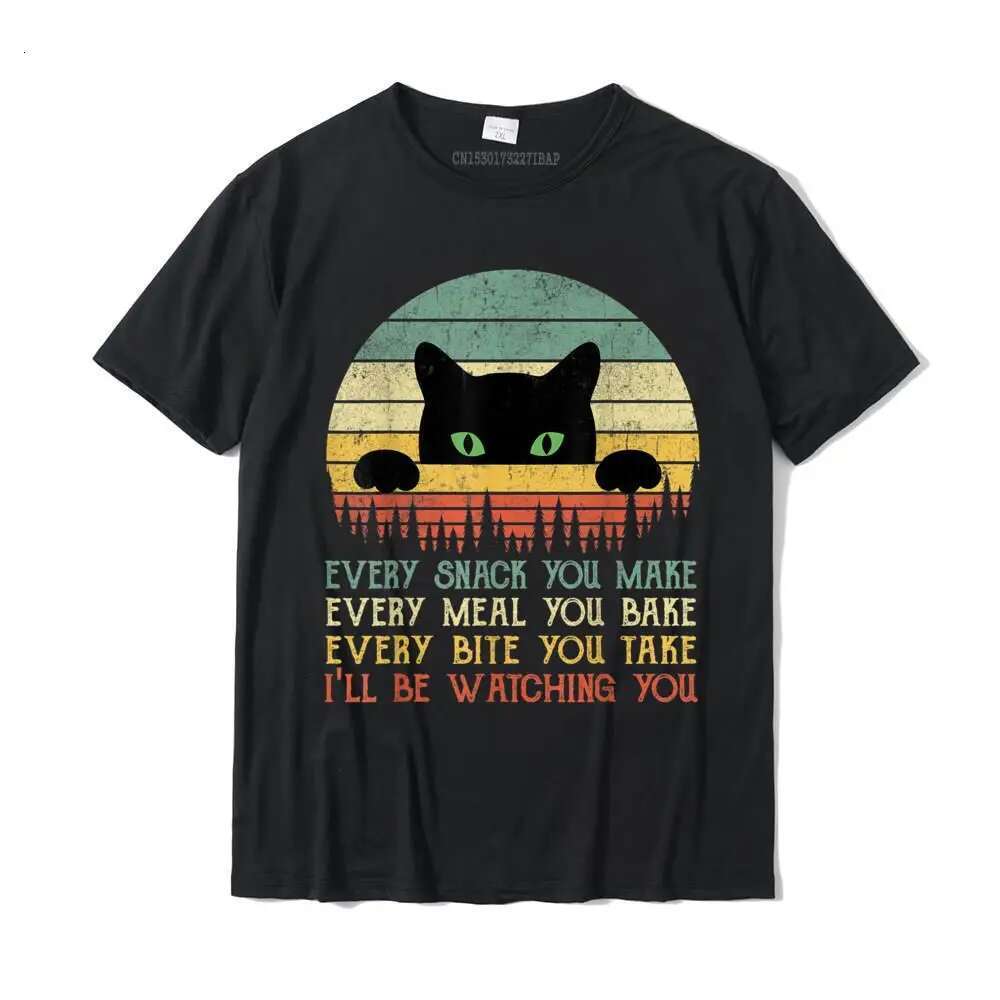 Every snack will make you fun, Cat Mom, Cat Mom, Cat Dad T-shirts, cotton T-shirts, men's T-shirts, custom Rife prints