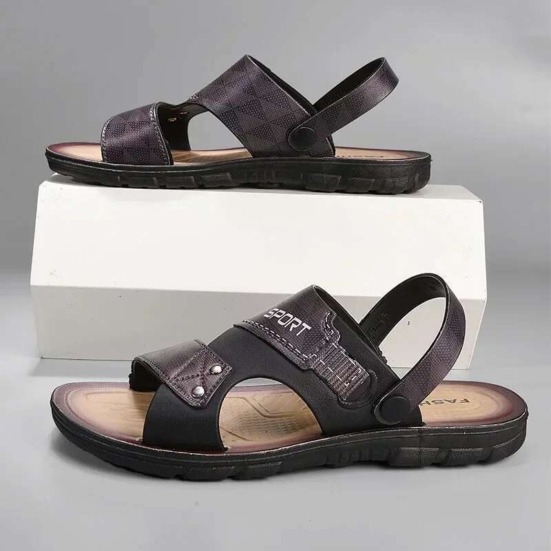 Men's Trekking Summer Man for Mens Sandal Flat Sandals Trend Slippers Low Price Shoe High Quality Shoes Sale