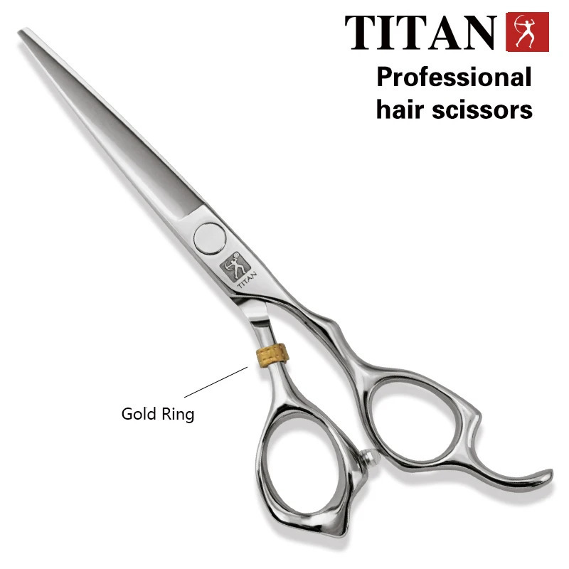 Titan Hair Scissors Barber Sheet Professional Cutting Scissors 7-inch JP 440C Stainless Steel 250326