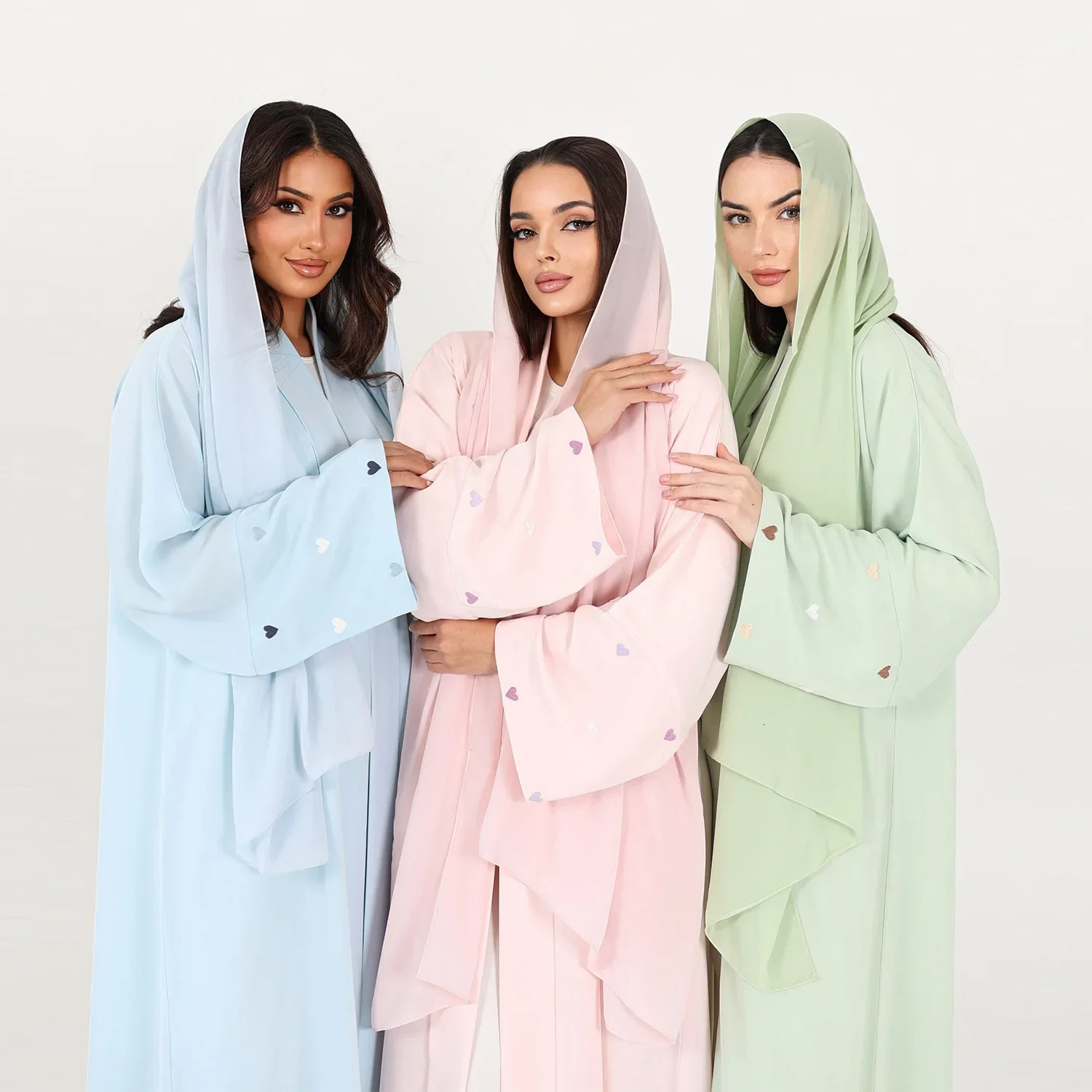 y Open Abaya Muslim Womens Maxi Dress Kaftan Ramadan Kimono Jalabiya Caftan Marocain Ka Robe 250326