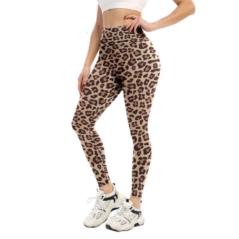 Women Yoga Pants Women S High Waisted And Hip Lifting Camouflage Leopard Print Yoga Sports Pants Leggings Women S Leggings