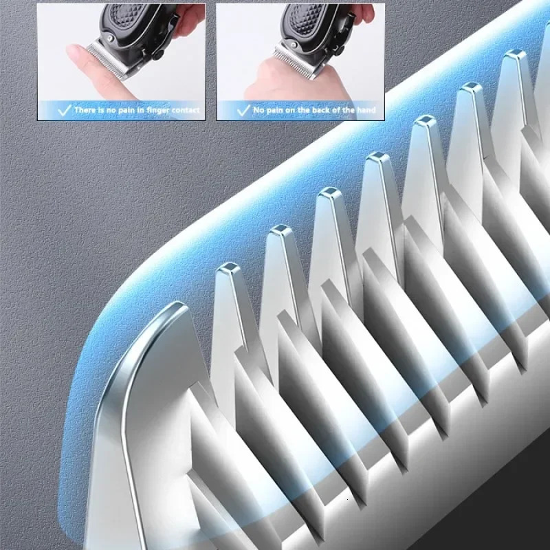 Kemei 1071 Electric Hair Clipper UBS Rechargeable Cordless Beard Trimmer For Men Powerful Electric Hair Cutting Machine 250324