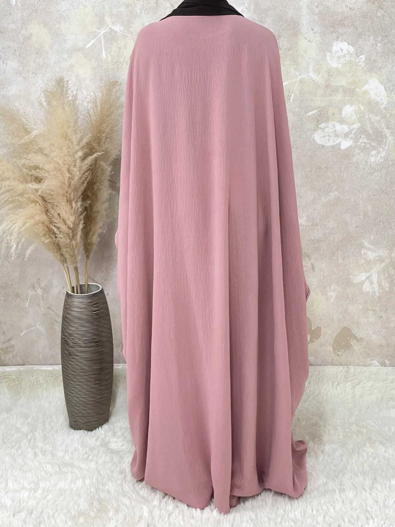 Butterfly Batwing Abaya Without Hijab Dubai Luxury Turkey Islan Muslim Kaftan Modesty Dress X2505141