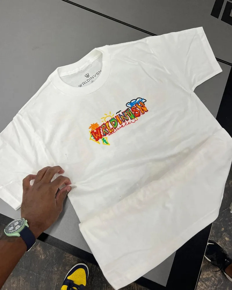 Y2k top retro street letter printed short sleeved mens Tshirt summer Harajuku couple casual loose oversized 250327