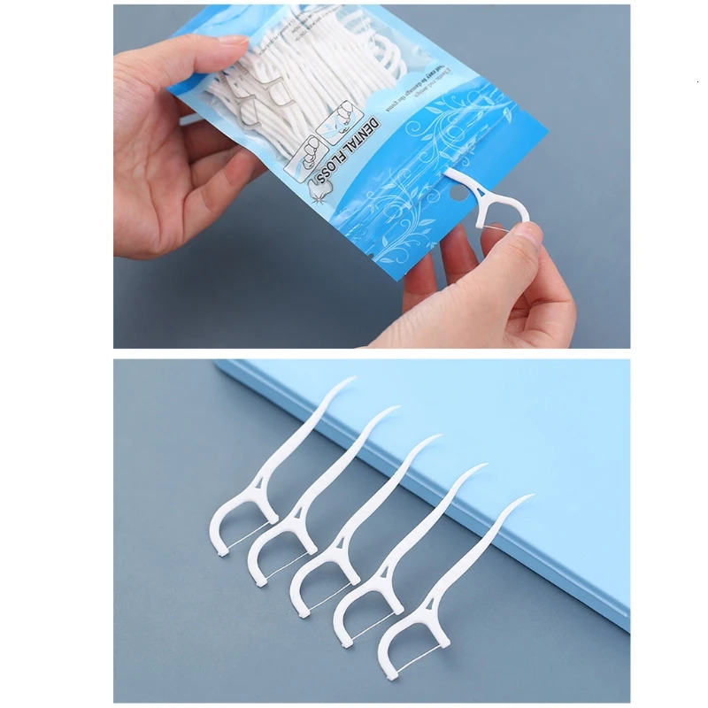 50100 dental floss picks sticks cleaning interdental brushes oral hygiene care tools 250325