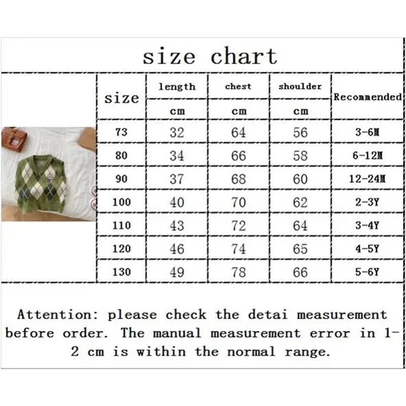 Toddler Baby Girls Boys Knitted Sweater Vest Coat 7Y Kids Cartoon Bear Geometric Figure Children Cardigan Outer Wear Clothing 250218