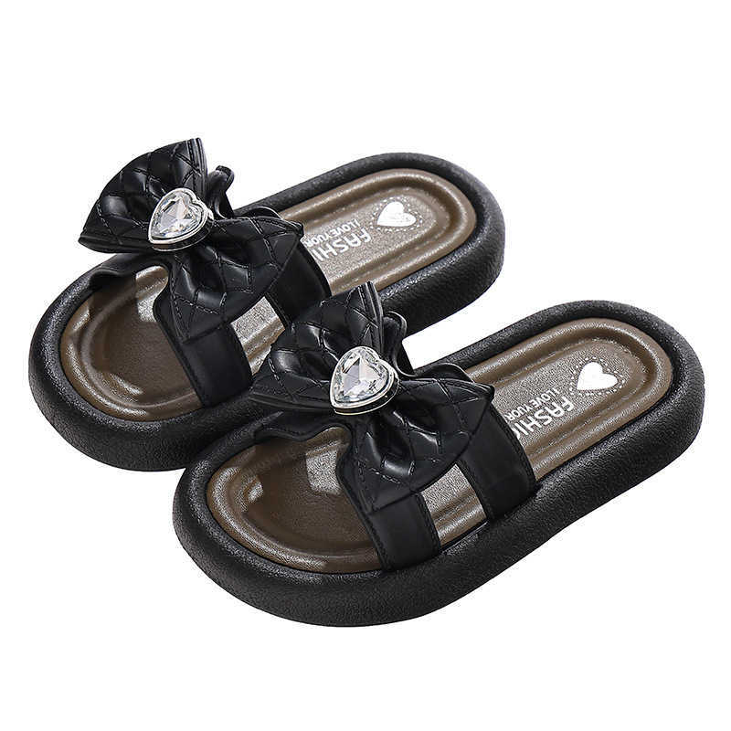 Slipper Summer flat bow slippers for parent-child wear non slip slippers beach shoes S25326
