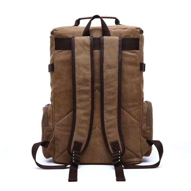 Vintage Canvas School Men's Travel Bags Large Capacity Laptop Backpack Bag High Qualit