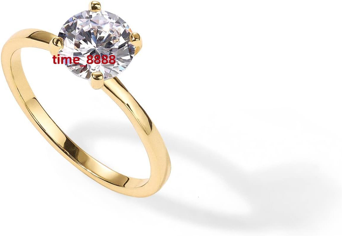 PAVOI 18K sterling silver round cut Solitare 15caratmo issanitewo mensen gagementri ngmo i ssanitewed dingrin ggem s toneenga gementring 5whi t egold 