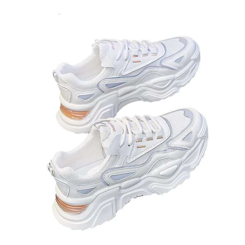 Dad Girl New Mesh Casual Shoes Lightweight Platform Student Trend Sneakers