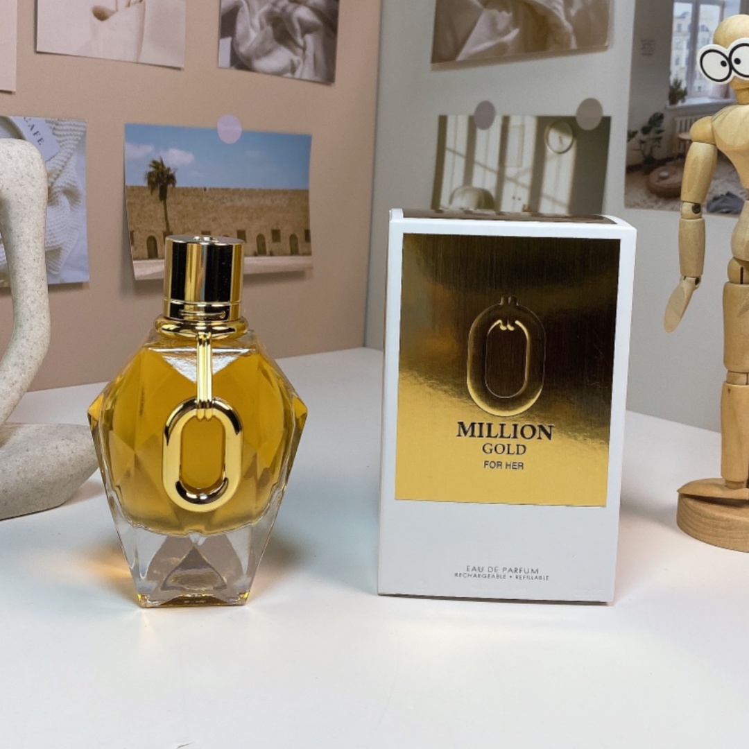 Million Gold For Her Women Perfume 100ml Cologne Perfumes Long Lasting Good smell Body Spray Fragrance Perfume fast ship
