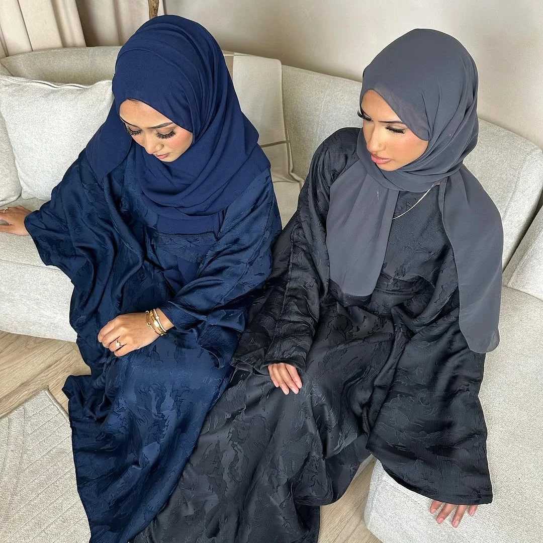 2025 Eid Ramadan Abaya Women Abayas Dubai Luxury Caftan Marocain Femme Long Dresses Muslim Women Clothing Ka Kaftan Robe X2505141