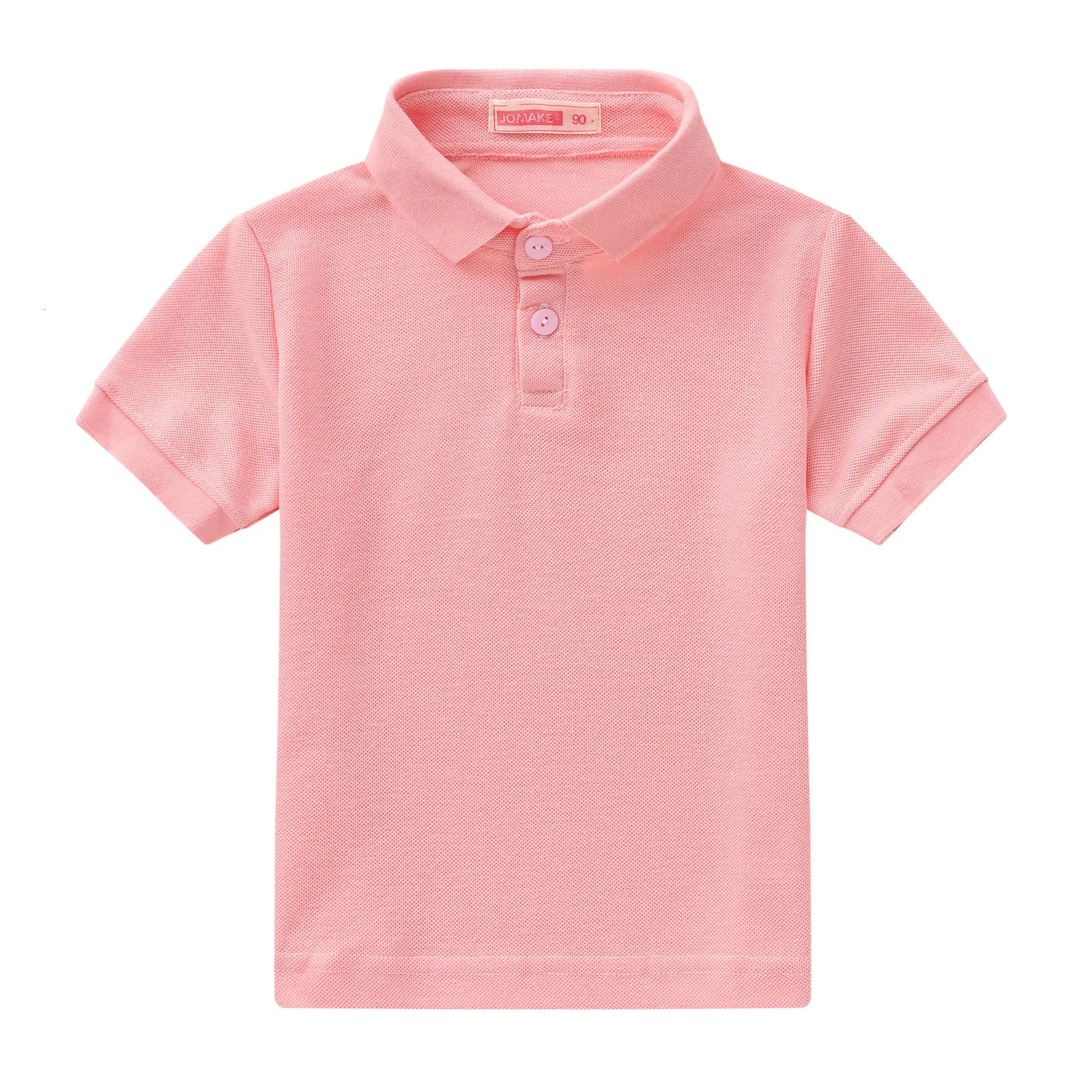 Summer Childrens Solid 10 Color Polo Shirt Boys Girls Short Sleeve T-Shirt 2-9Years Kids Baby High Quality Cotton Clothes Tops 250326
