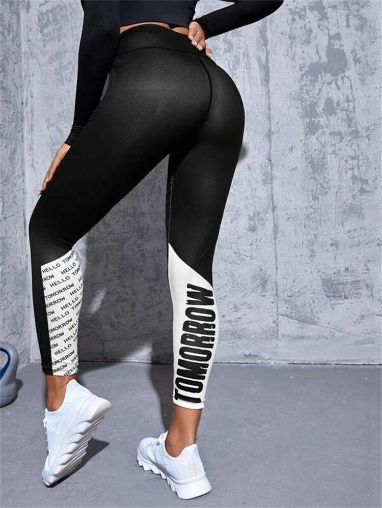 Women Yoga Pants New Printed Elastic High Waisted Yoga Leggings Women S Pants Yiwu Pants