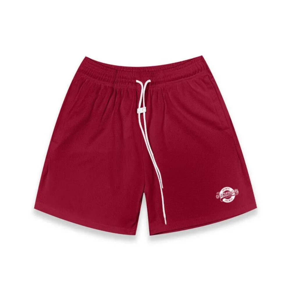The latest American cotton shorts but knee threepoint basketball pants for mens breathable quick drying training retro trend 250322
