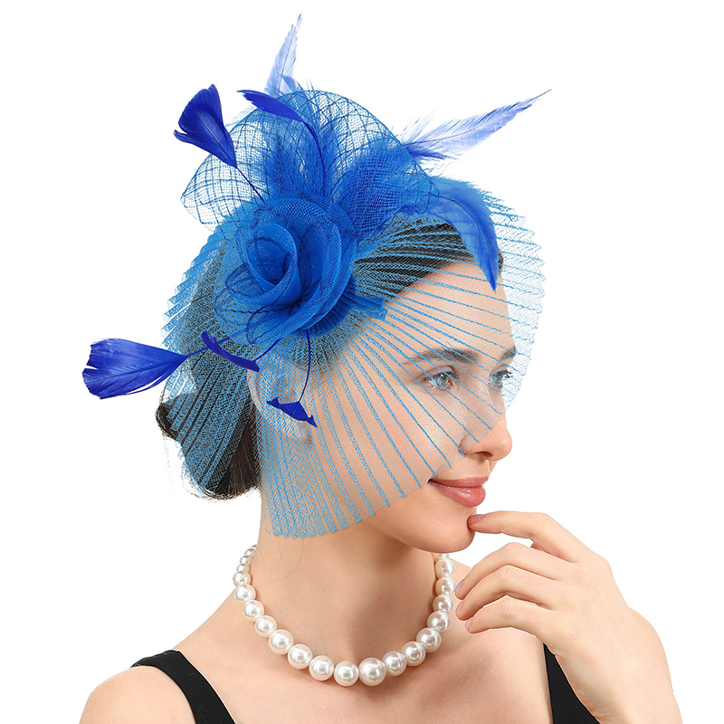 Elegant Fascinator with Feathers - Perfect for Tea Parties, Weddings & Special Events