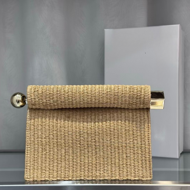 Straw Clutch Purse Summer Evening Bag Woven Beach Handbags for Women Wedding Vacation Travel Party