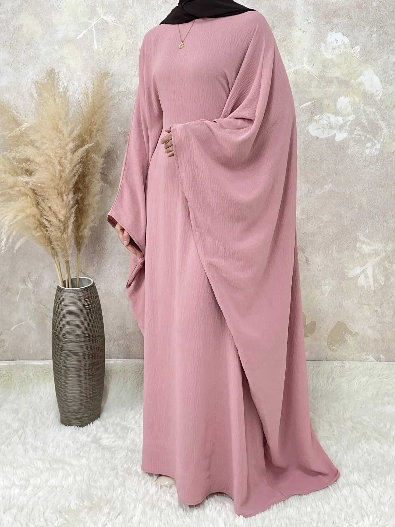 Butterfly Batwing Abaya Without Hijab Dubai Luxury Turkey Islan Muslim Kaftan Modesty Dress X2505141