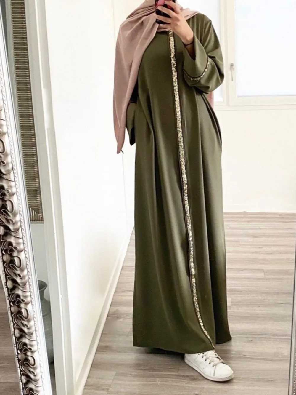 2025 Eid Muslim Dress for Women Ramadan Jalabiya Party Long Dresses Abaya Long Robe Morocco Dubai Abayas Kaftan Islam Vestidos Largos X2505141