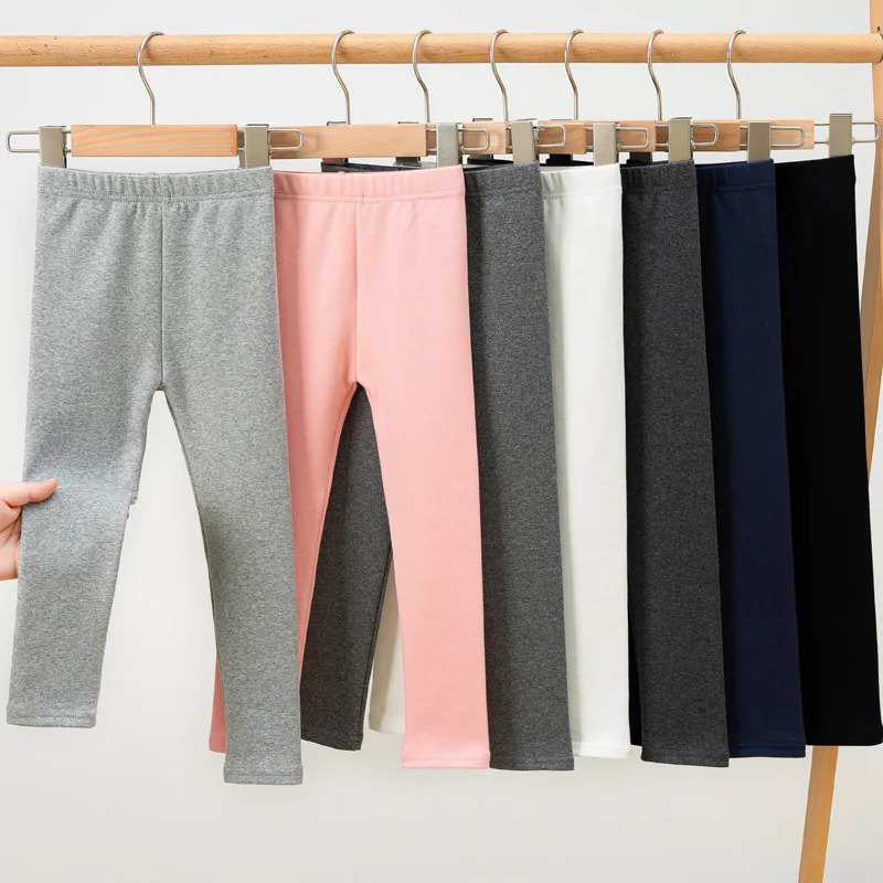 Girls legs spring summer style 95 cotton womens baby elastic pants childrens ultrathin outer 250325