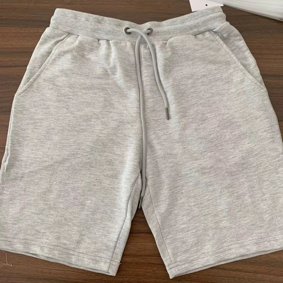 Summer Fashion Cotton Mens Casual Shorts Drawstring Waist Comfortable Black Yellow Grey US Size S4XL 250326