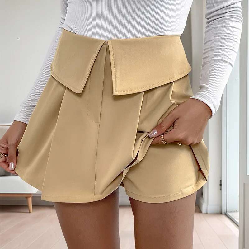 Dongdumaoyi Nieuwe Effen Plooirok Voor Dames Zoete En Pittige Geplooide Minirok In Stijl