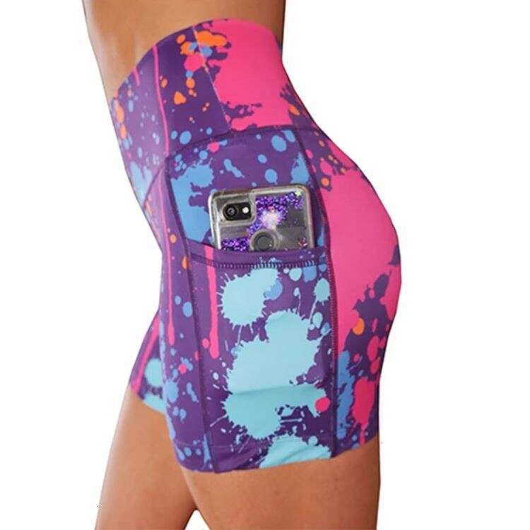 Women Yoga Pants New Patchwork Women S Yoga Pants Casual Sports Printed Three Part Leggings YJ