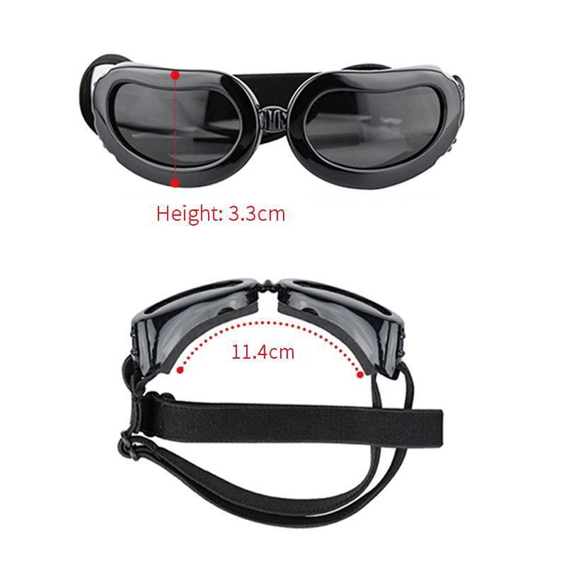 Pet Protective Glasses Elastic Strap Adjustable Fit Small Dog Cat Goggles Summer UV Protection Sunglasses