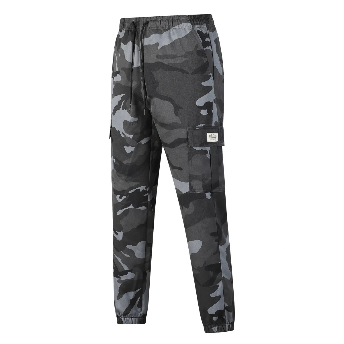 Sports Jogger Mens Large Cargo Pants Gym Trouser Camo Multi Pocket Military Full Length XXS3XL 250327