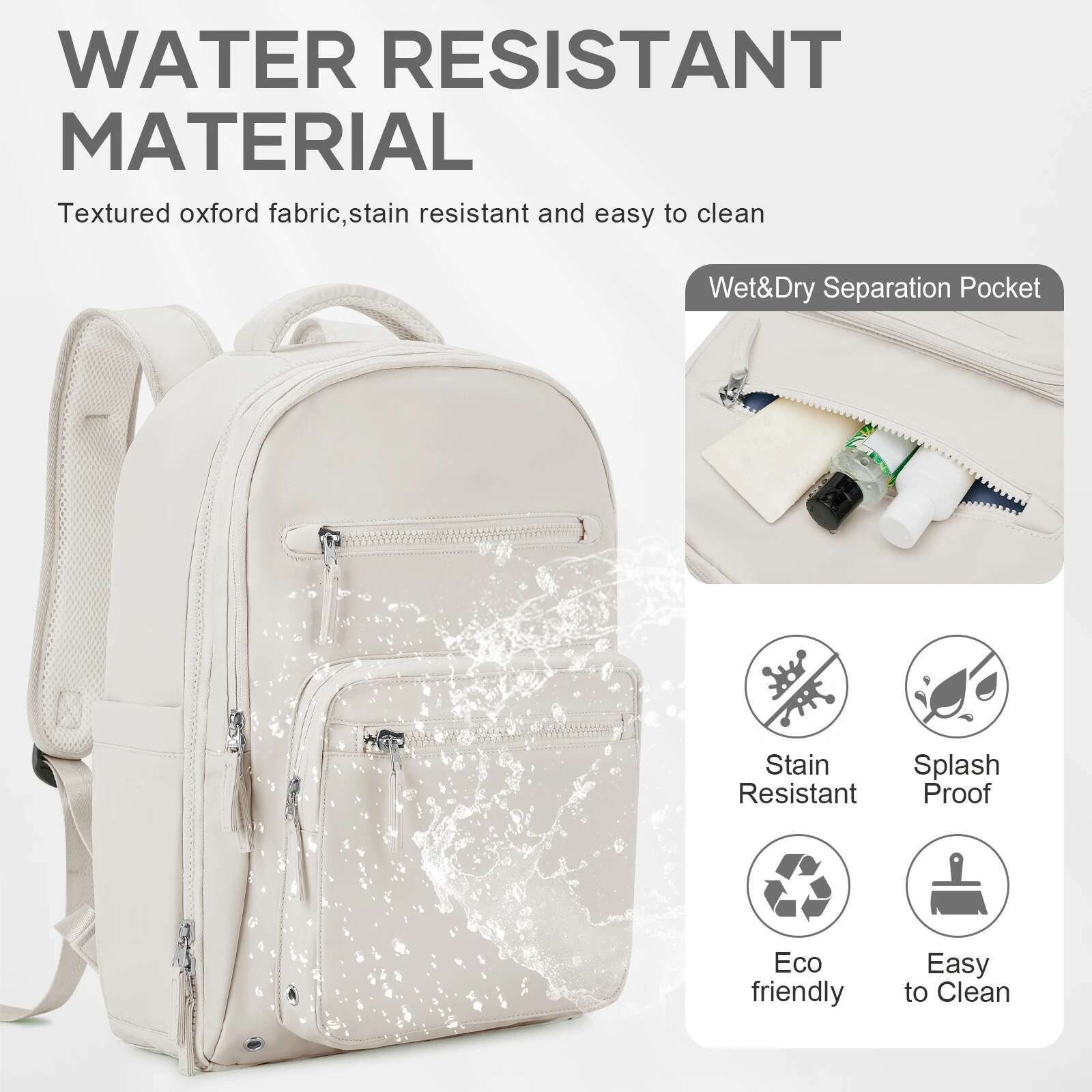 Backpack For Women And Men Overnight Weekend Versatile College Bookbag Casual Student Daypack Travel Essentials Laptop Bag