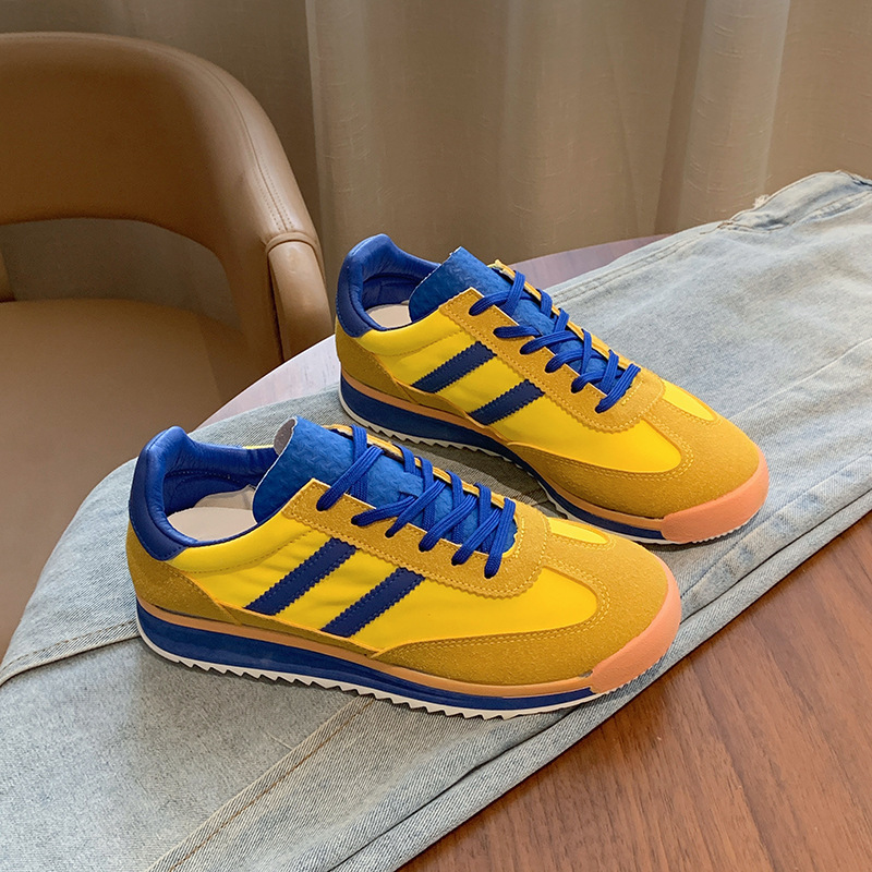 Designer shoes free shipping women casual shoe brown blue green yellow antislip breathable comfortable outdoor trainers sneakers