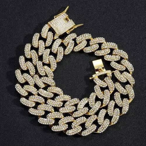 10mm Gold Plated Alloy Cuban Chains