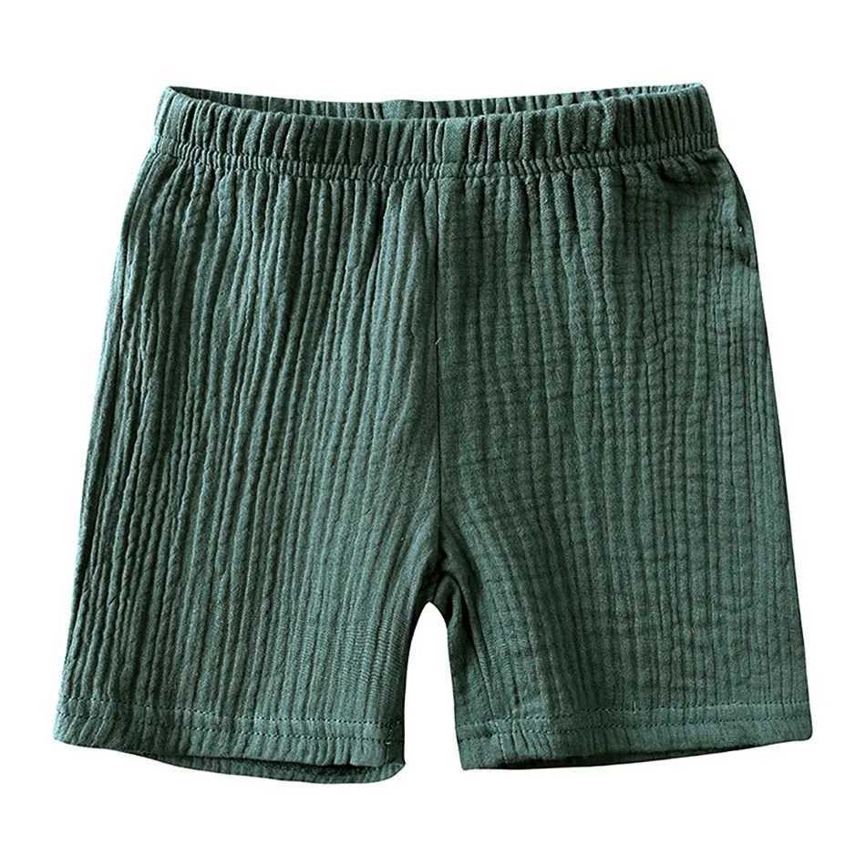 Childrens tops and bottoms boys and girls pajamas plain weave dresses baby T-shirts and shorts childrens summer casual pajamas setT250327