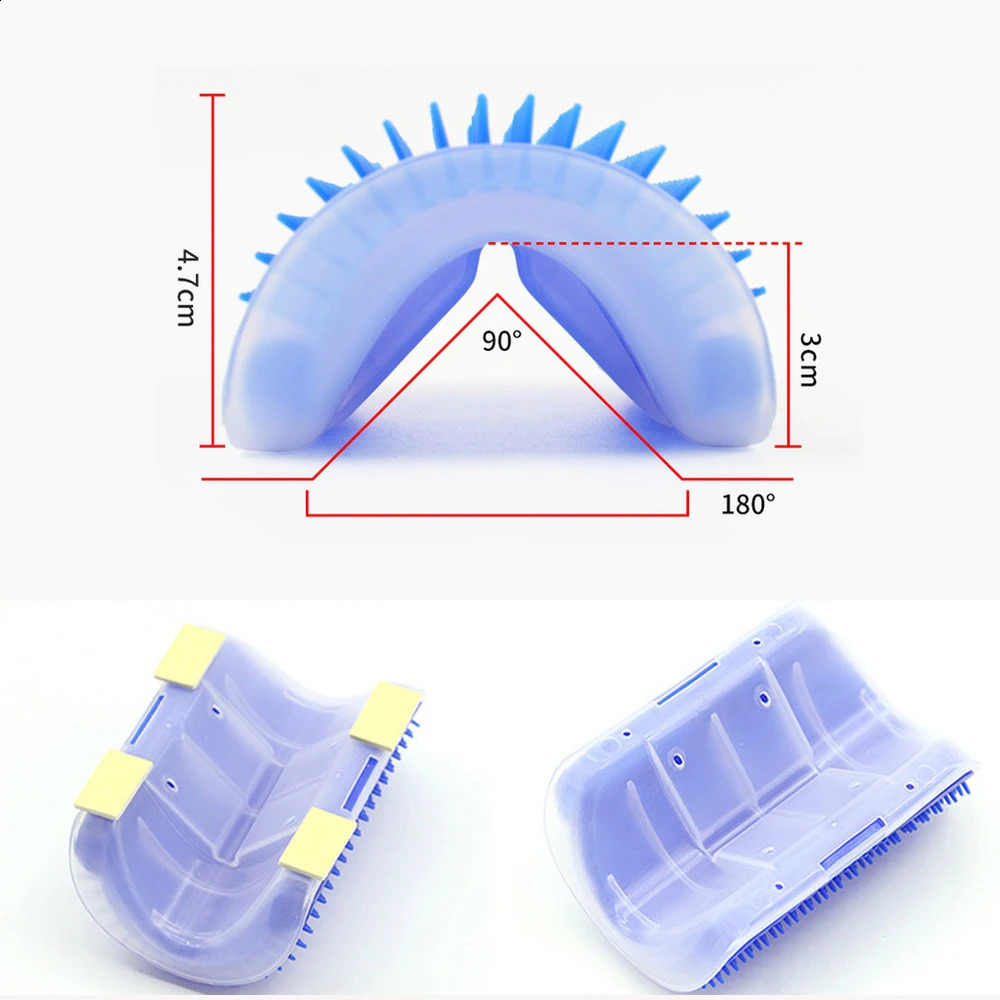 Cat brush comb cat corner massage self grooming friction pets face with tickling 250312