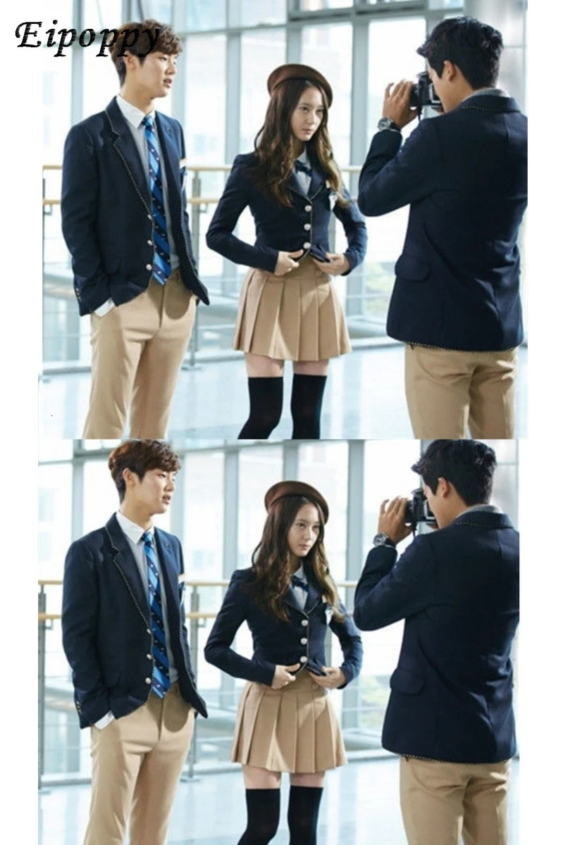 School Uniform College Style High Students Spring and Autumn Graduate Pos Business Attitude Male Female 250326