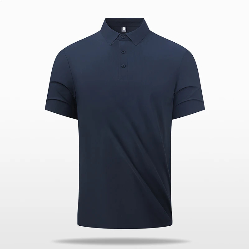 Summer Mens Outdoor Sports and Leisure Polo Shirt High Quality Comfortable Breathable Golf Sports and Fitness T-shirt 250327