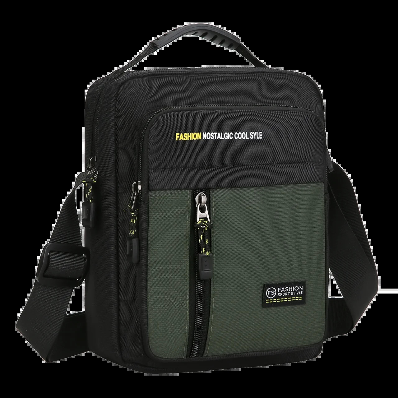 Mens cross bag single shoulder large capacity storage fashionable multi pocket business 250326