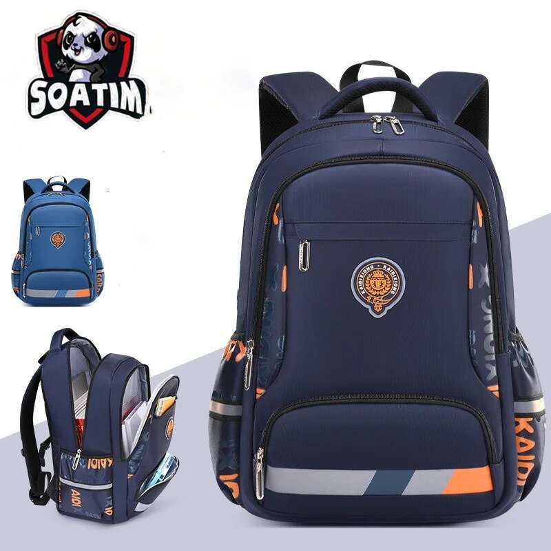 Waterproof Children Bags For Boys Kids Primary Orthopedic School Backpack Schoolbag Book Bag Mochila Infantil