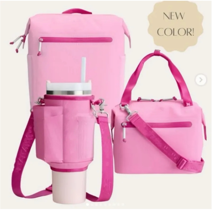 US Stock Lunch Bags All Day Julienne Mini Soft Cooler Box Carry-All for 40oz Cup Crossbody Bag with Phone Pocket for Cups Accessories 0327