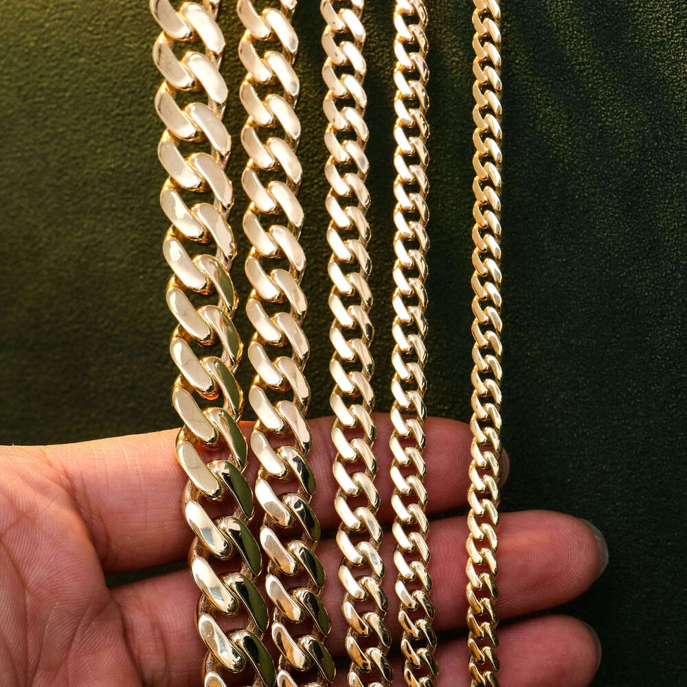 Custom Wholesale Price Cuban Link Chain Hip Hop Chain Mens Hip-hop Necklace DEF Vvs Moissanite Cuban Link Chain for Men