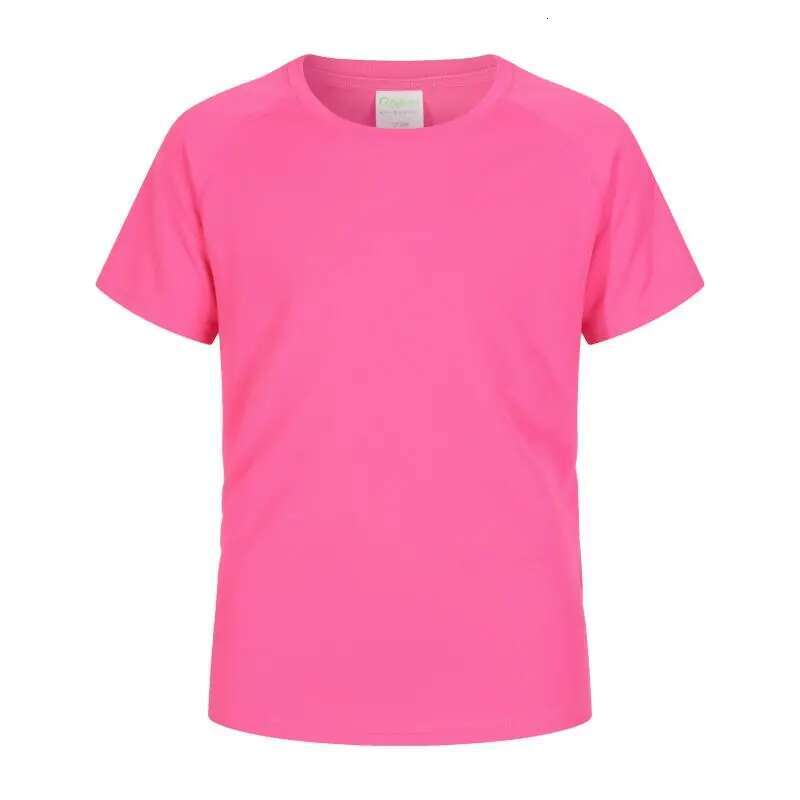 Ddmyshoesvip Children Boys Girls Quick Dry T Sh Childrenirt Short Sleeve Gym Running Moisture Wicking Round Neck Shirts Training Sport Tops