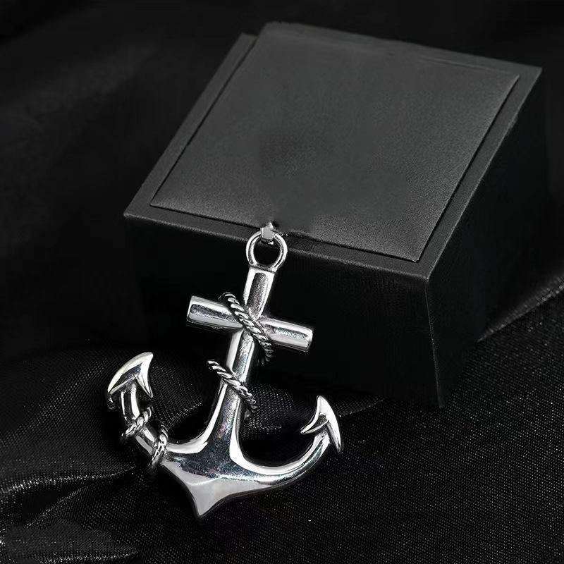Caribbean Pirate Ship Anchor Necklace - Retro Trendy Pendant