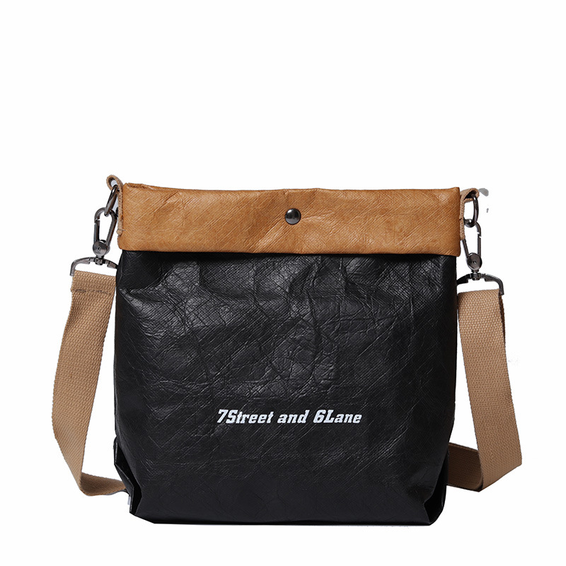 Bag women's new simple letters foreign style large capacity bag single shoulder crossbody bag retro color bag 2025