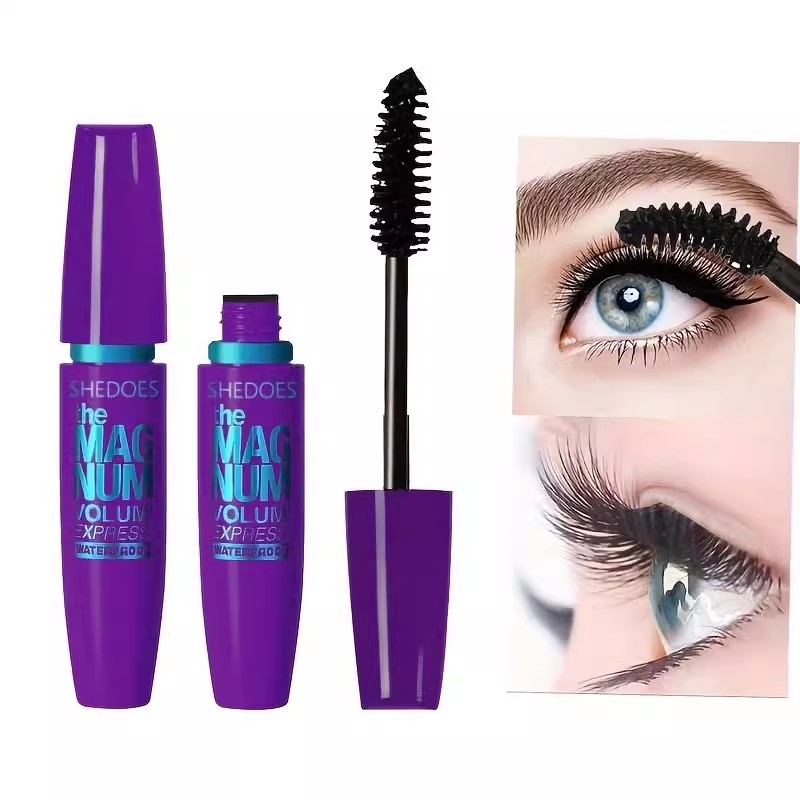 4D Extreme Volume Lash Mascara Lengthen Eyelashes Mascara Long Lasting Waterproof Makeup Silky Lash Eye Black Extension Cosmetic