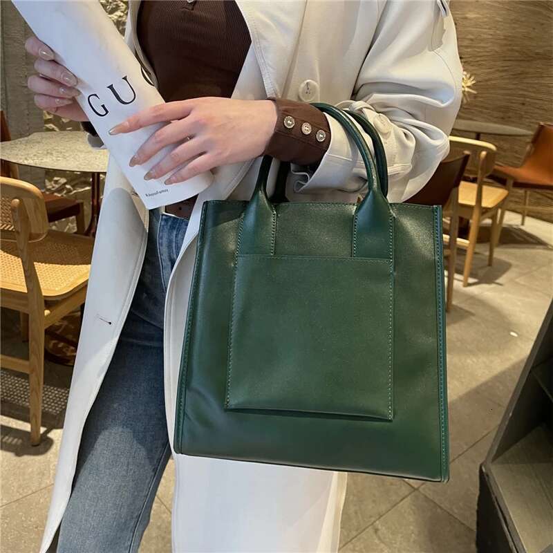 Vintage Genuine Leather Bucket Tote Shoulder Bags For Women 2025 Designer Top Handle Satchel Ladies Handbags